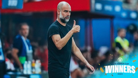 Guardiola: City controlled most of Super Cup