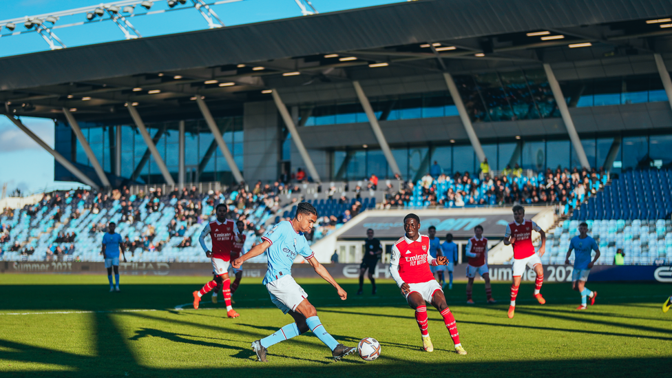 SCINTILLATING CITY : A 6-0 win over Arsenal in January 2023 saw us move top of PL2