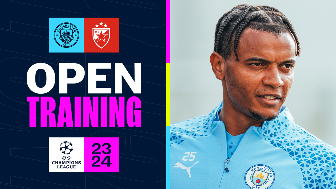 Open training: City prepare for Red Star clash