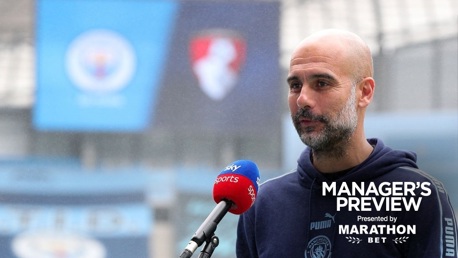 Pep: 'We love playing at Wembley'