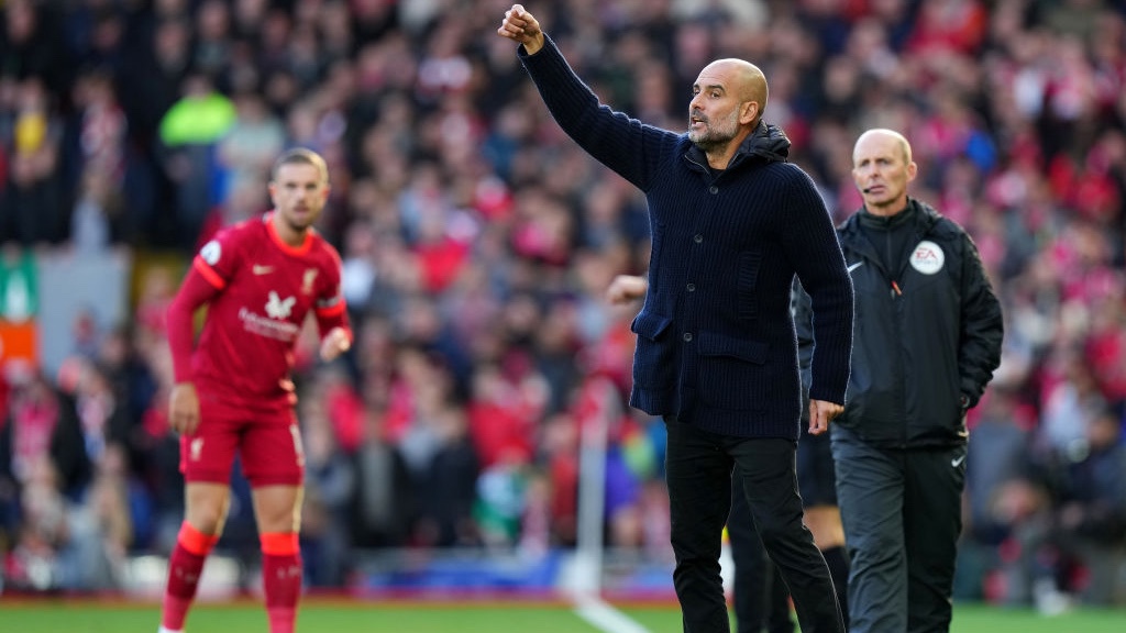  Pep proud of City’s fighting qualities after Anfield draw