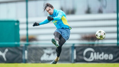 Training: City's focus turns to Feyenoord