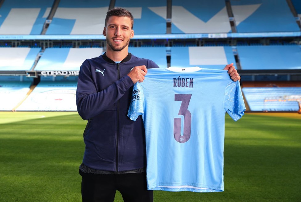 SIGNED, SEALED, DELIVERED: City secured the services of Ruben from Benfica in September 2020.