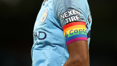 RAINBOW LACES: Manchester City are delighted to support the ‘Rainbow Laces’ Campaign, led by inclusion charity Stonewall.