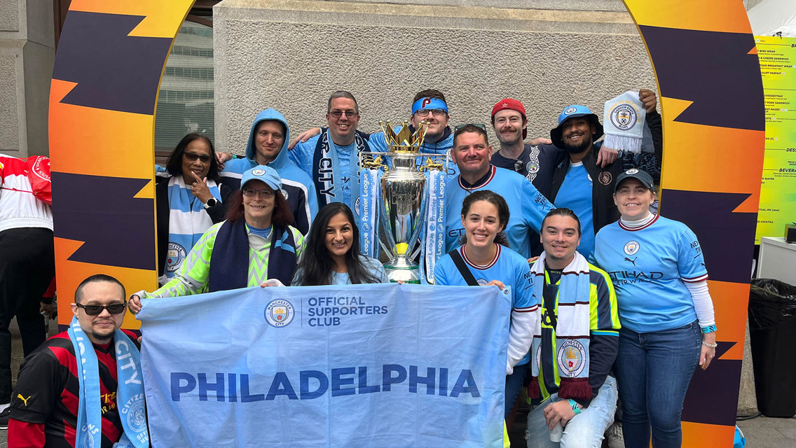 City fans head to Philadelphia for Premier League Live