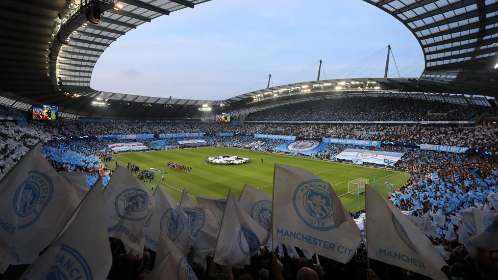 SEA OF BLUE : City fans get behind their beloved Blues