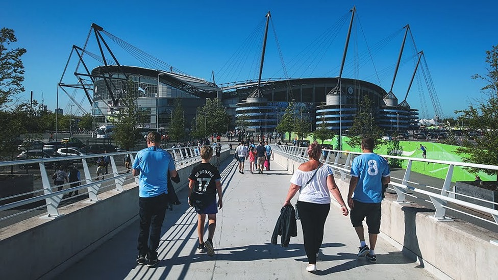 OUR HOME: And hopefully it won't be too long before we are back enjoying action at the Etihad