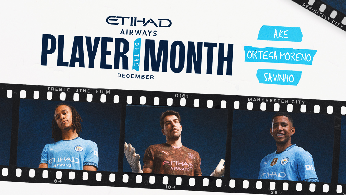 Etihad Player of the Month: December nominees revealed