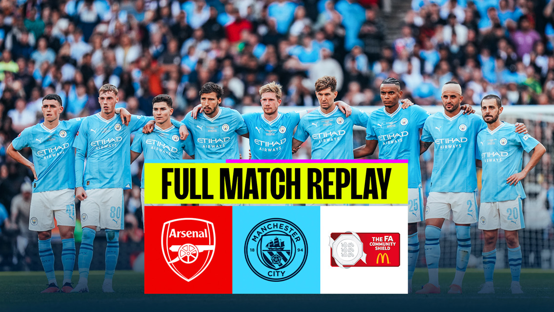 City v Arsenal: Full-match replay