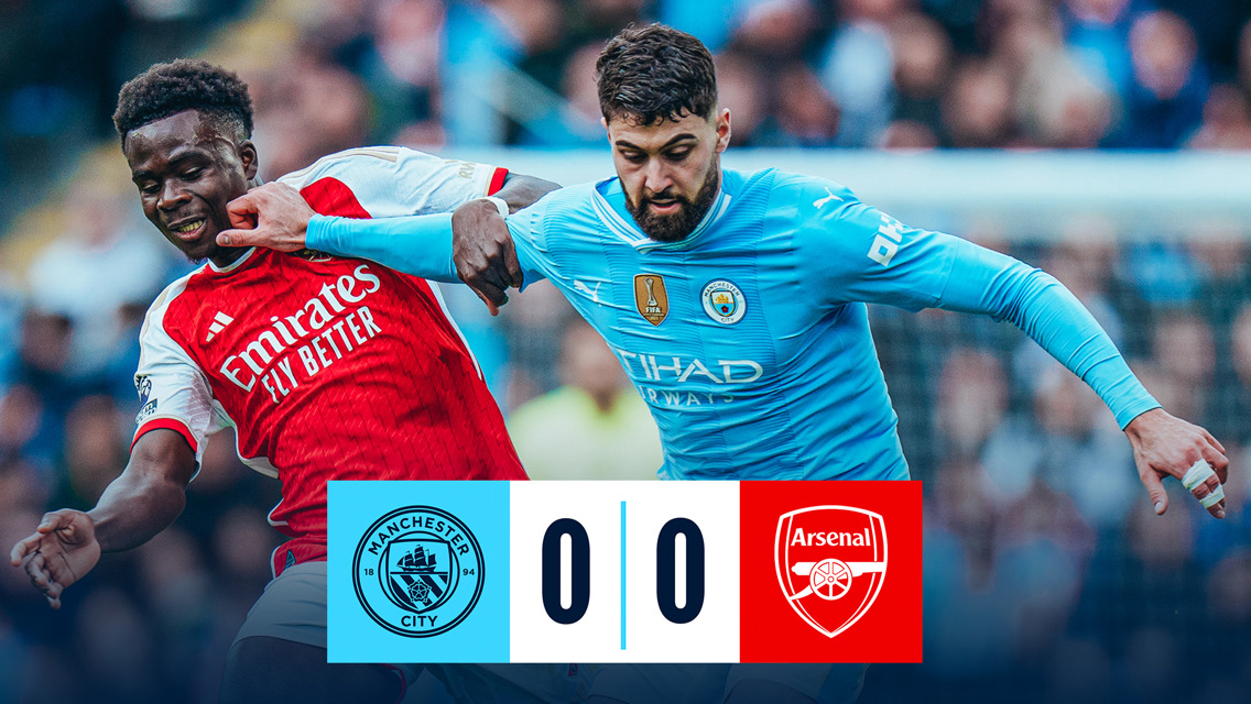 Brief highlights: City 0-0 Arsenal