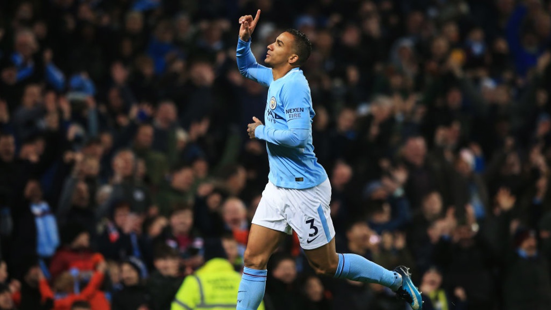 HOME AND HOSED: Danilo's strike seals City's 17th-consecutive Premier League win.