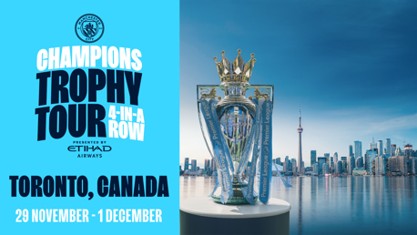 City's 4-In-A-Row Trophy Tour is heading to Toronto!