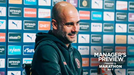 PRESS CONFERENCE: Pep Guardiola addresses the media ahead of the game