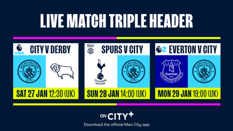 COMING UP: A triple-header on CITY+