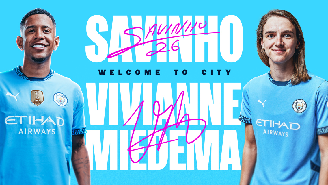 Welcome the Club’s new signings at the Etihad Stadium this Sunday