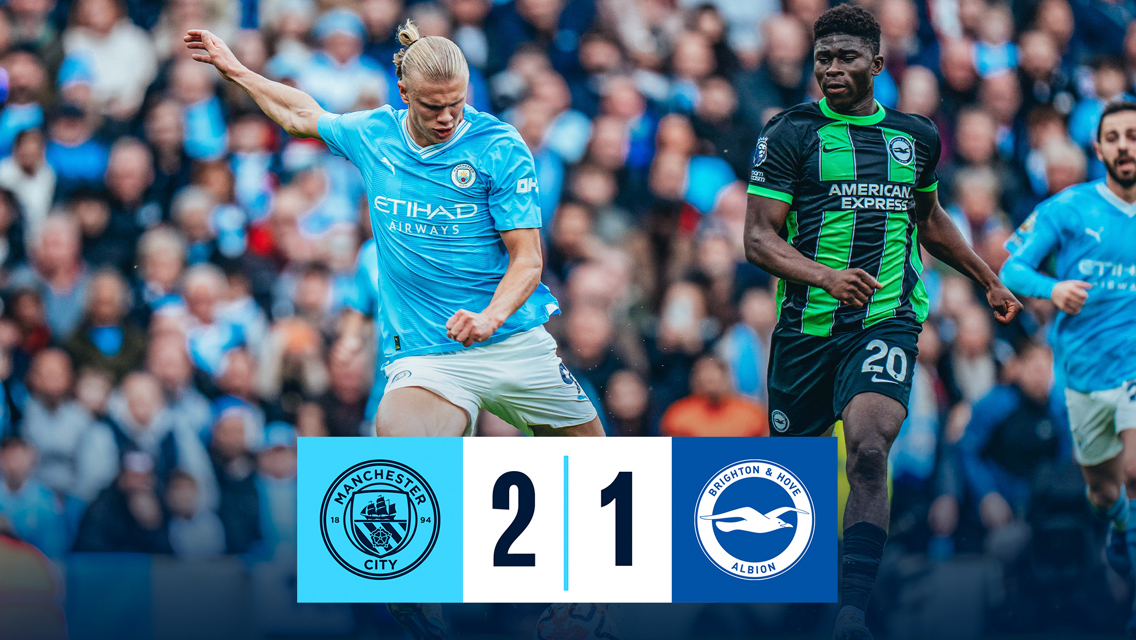 City 2-1 Brighton: Short highlights