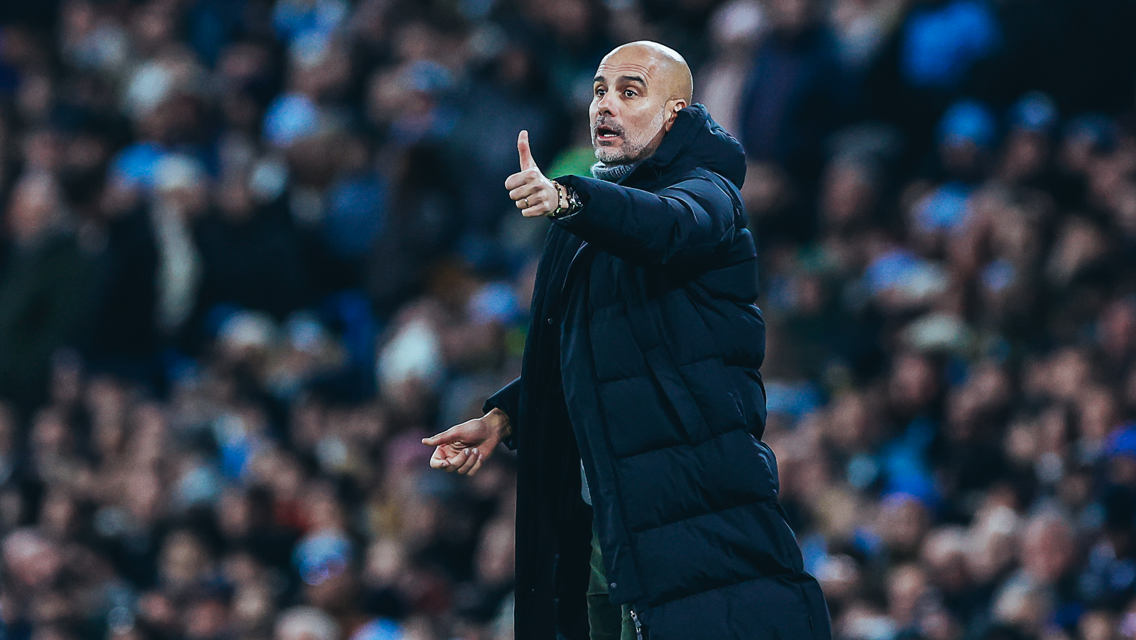 Guardiola calls for ‘incredible noise’ in huge showdown