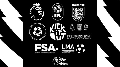 English football unites to tackle racism, hate and all forms of discrimination