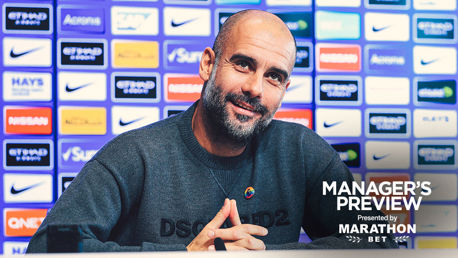 PREVIEW: Pep addresses the media...