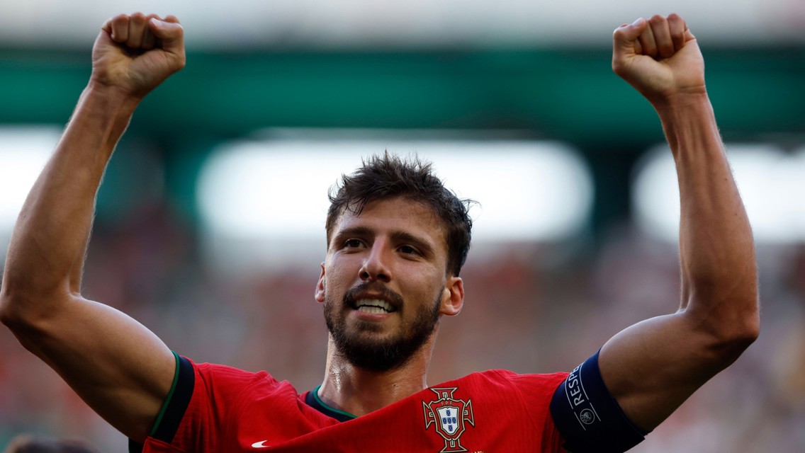 Rúben Dias marca en la victoria de Portugal ante Finlandia