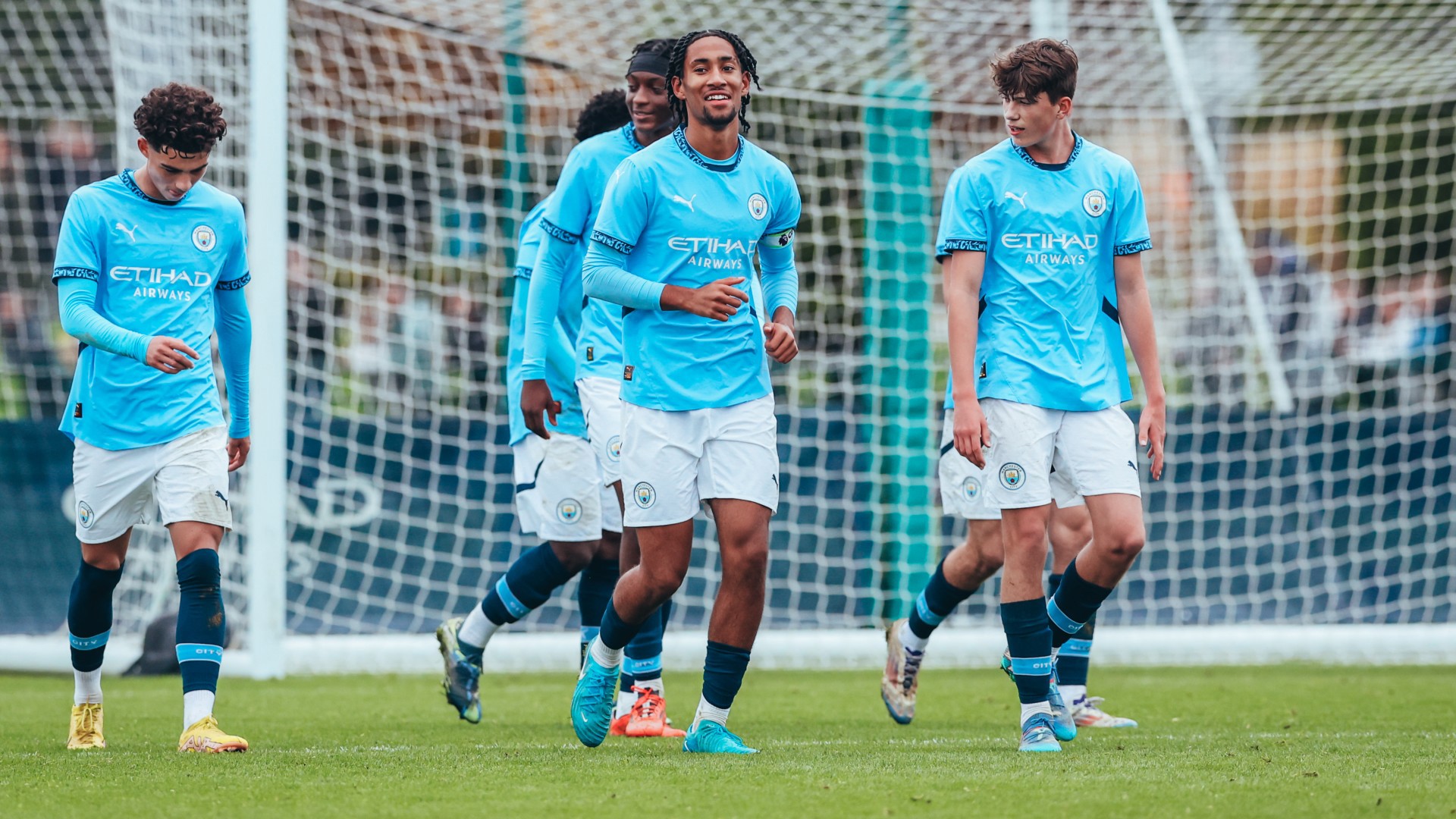  : Kaden Braithwaite all smiles after scoring his first U18 league goal. 