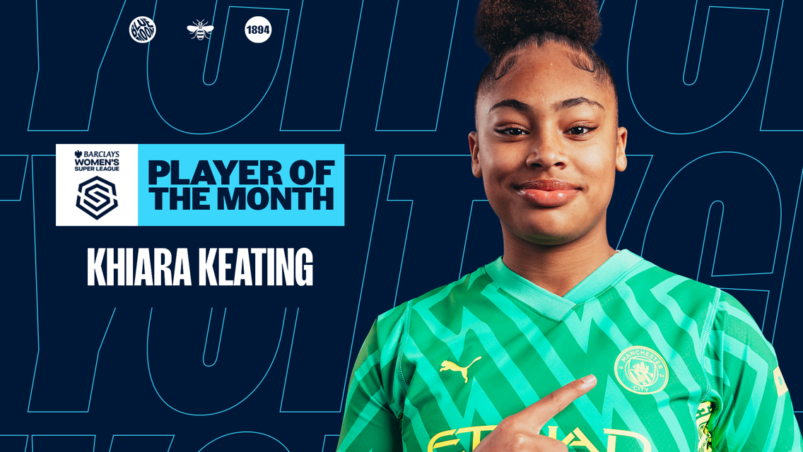 Keating wins February Player of the Month 