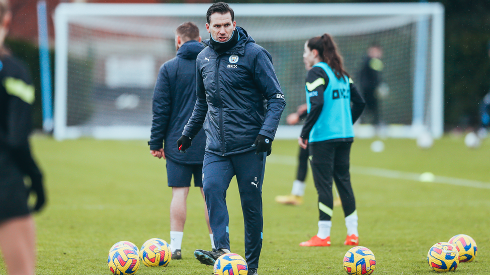 GAFFER : Gareth Taylor with the ball at his feet