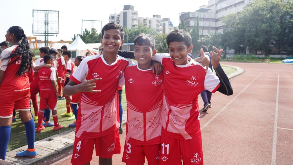 FOOTBALL FOR GOOD: OSCAR Foundation uses football to encourage children to stay in school  
