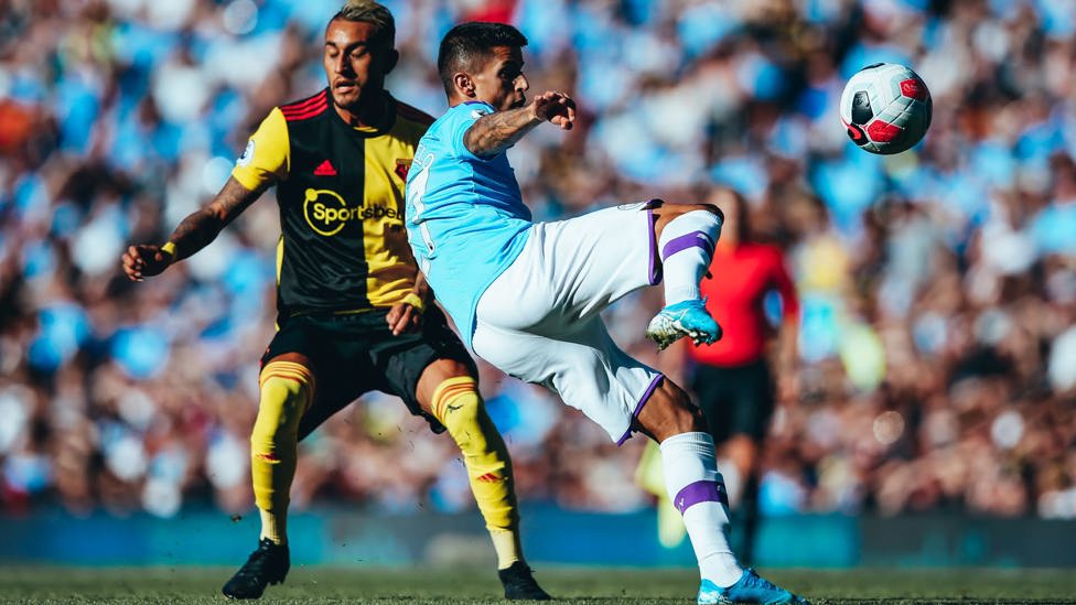 September 2019 : The full-back made his first appearance at the Etihad in an 8-0 win against Watford.