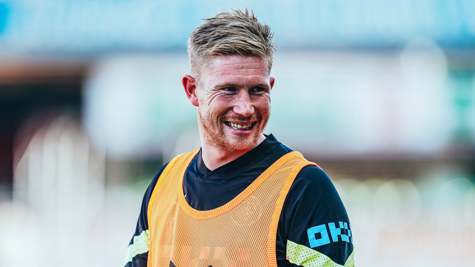 All smiles for KDB