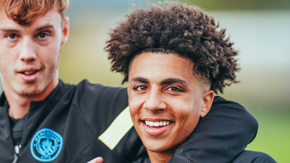 Young Cityzens - Cole Palmer and pal Rico Lewis