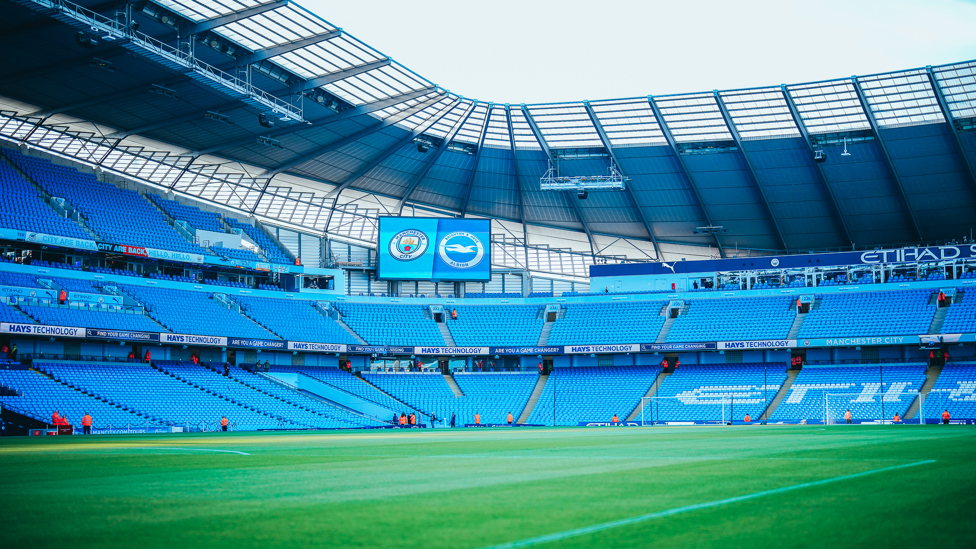 EAGER ETIHAD: : Our home awaits a big fixture as we look to leapfrog Liverpool back to top spot