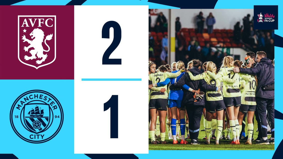 Aston Villa 2-1 City: Women's FA Cup highlights