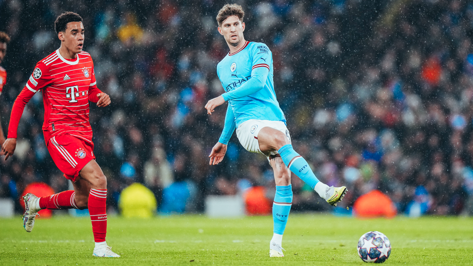 SILKY STONES: John Stones dictating play in the early stages as City search for the breakthrough.