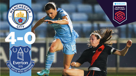 FA WSL highlights: City 4-0 Everton