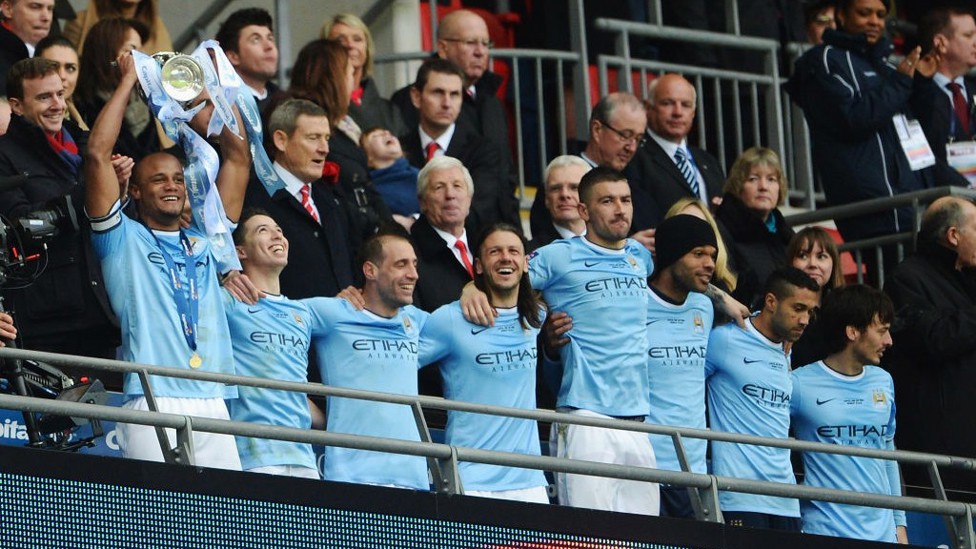 March 2014 : City beat Sunderland 3-1 in the League Cup final, to ensure we had won every trophy in England within six years of the takeover.