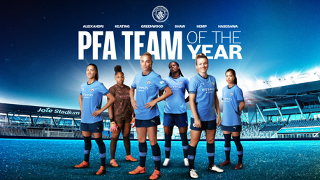 Six City stars named in PFA Team of the Year 