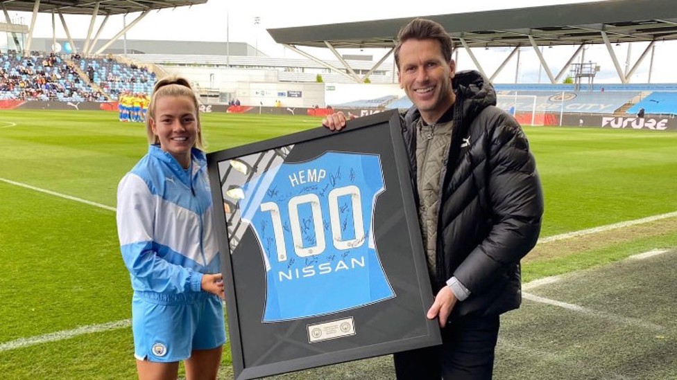 100-UP : Her 100th appearance for City came in our emphatic 7-2 win over Brighton at home in April 2022. 