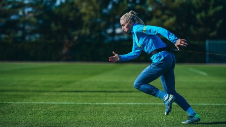 Training: Working towards West Ham