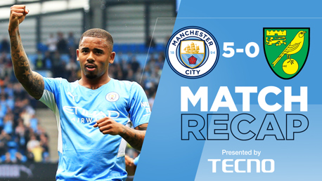 Match Recap: City 5-0 Norwich 