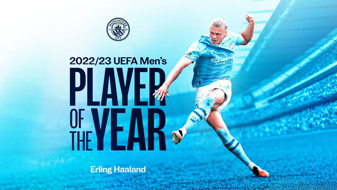 Haaland named UEFA Men’s Player of the Year 