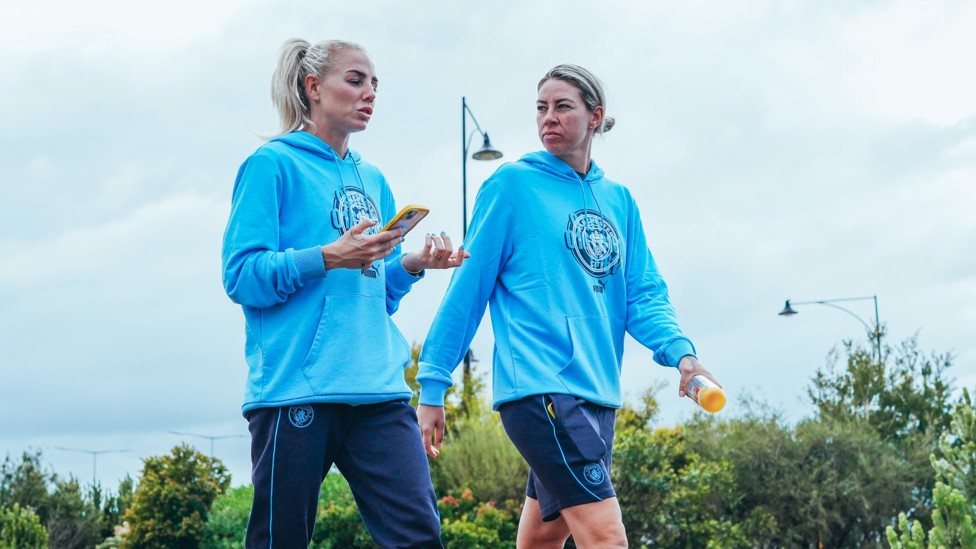 SOLID PAIR : Alex Greenwood and Alanna Kennedy have a chat