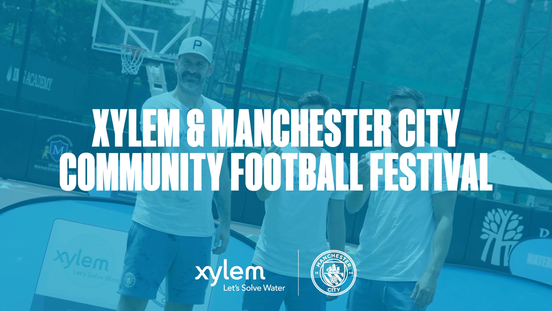 Watch: Players support football and water education session in Seoul with Xylem