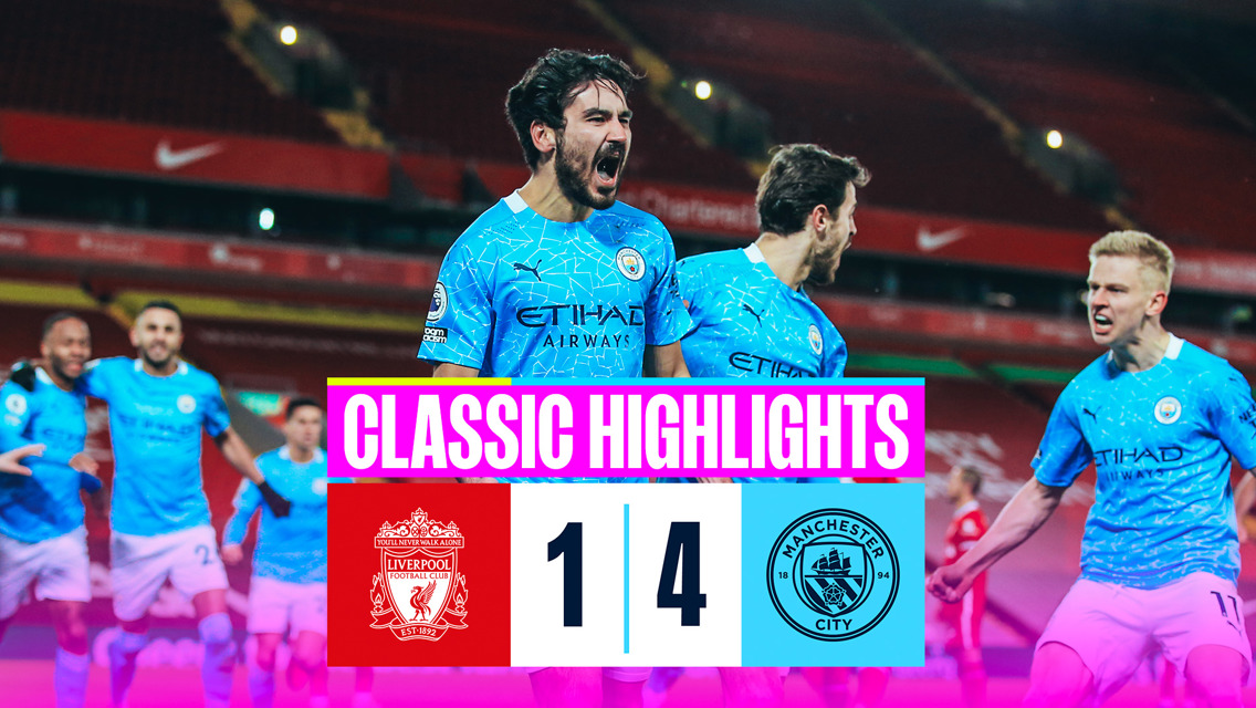 Classic highlights: Liverpool 1-4 City - 2020/21