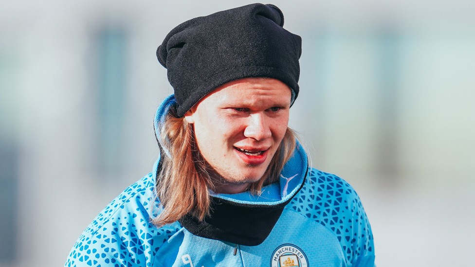 Cold as Ice : And Erling Haaland will look to be in red hot form on Sunday