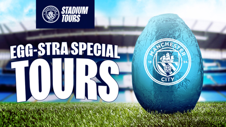 Explore the Etihad Stadium in our egg-stra special Easter tours