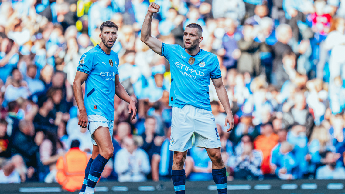 FIST PUMP: Kovacic celebrates.