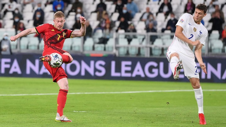 De Bruyne's brace of assists in vain as France win Nations League thriller