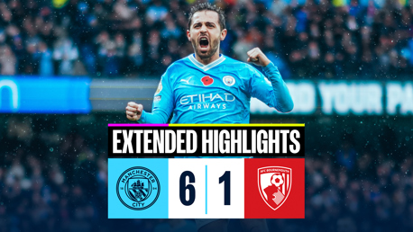 City 6-1 Bournemouth: Extended highlights