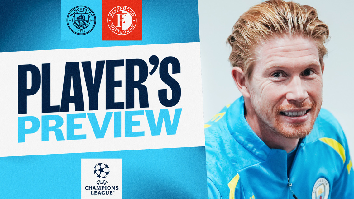 WATCH NOW: De Bruyne's City v Feyenoord press conference     